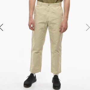 Ami Alexandre Mattiussi Cream Beige Button Fly Straight Leg Pants size XL